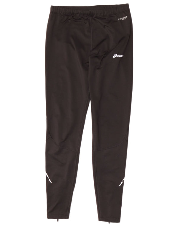 Calças de treino Asics Boys 13-14 anos médio preto poliéster