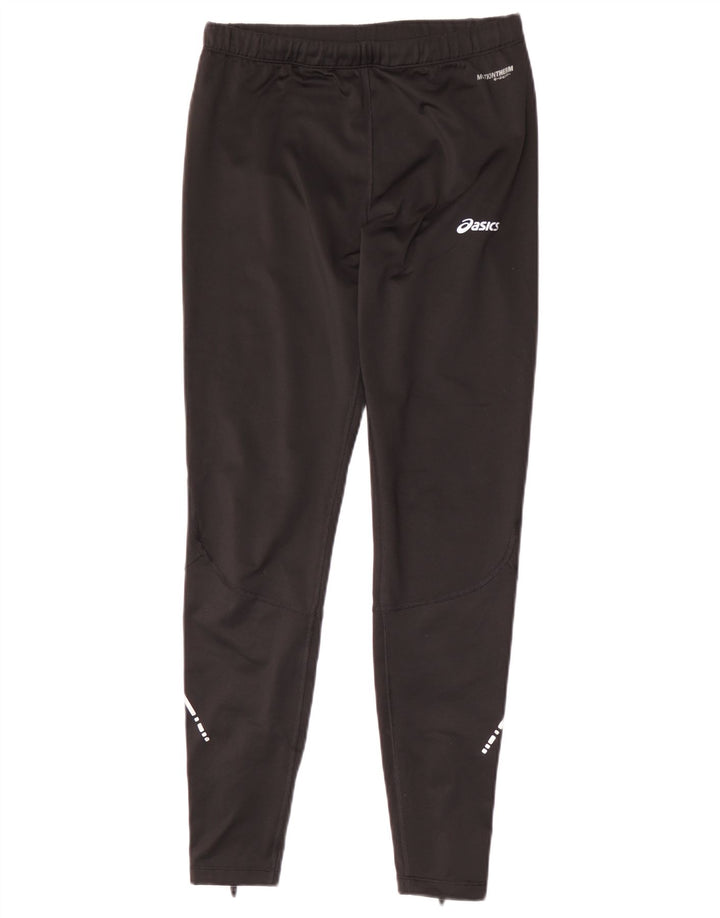 Calças de treino Asics Boys 13-14 anos médio preto poliéster
