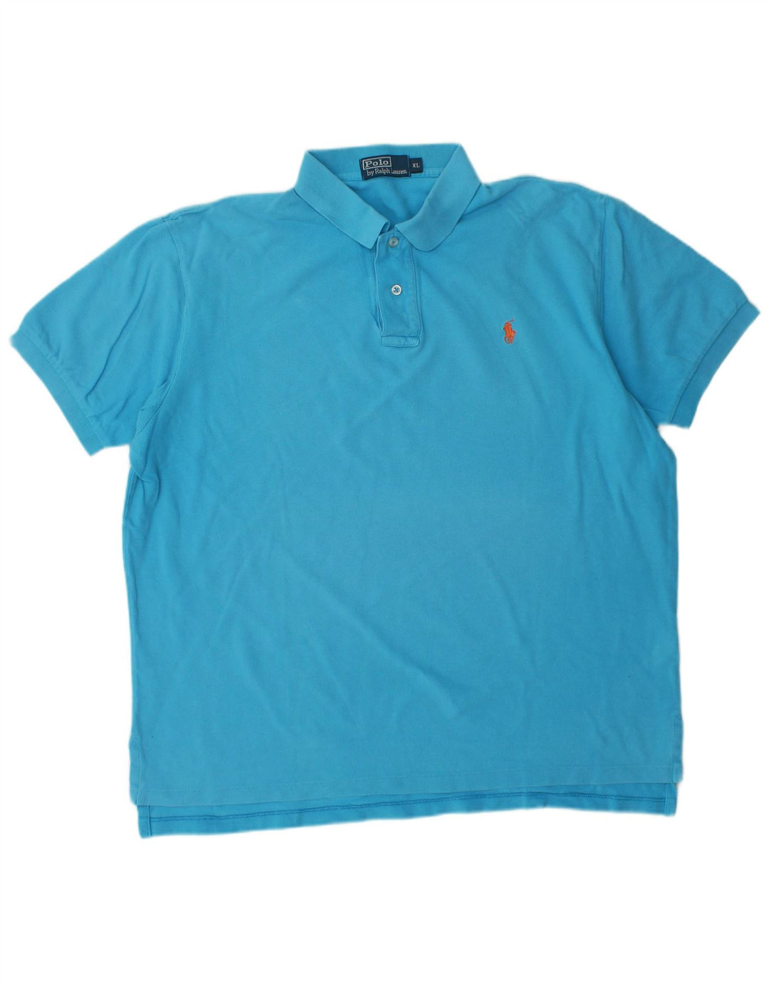Camisa polo masculina POLO RALPH LAUREN XL azul algodão