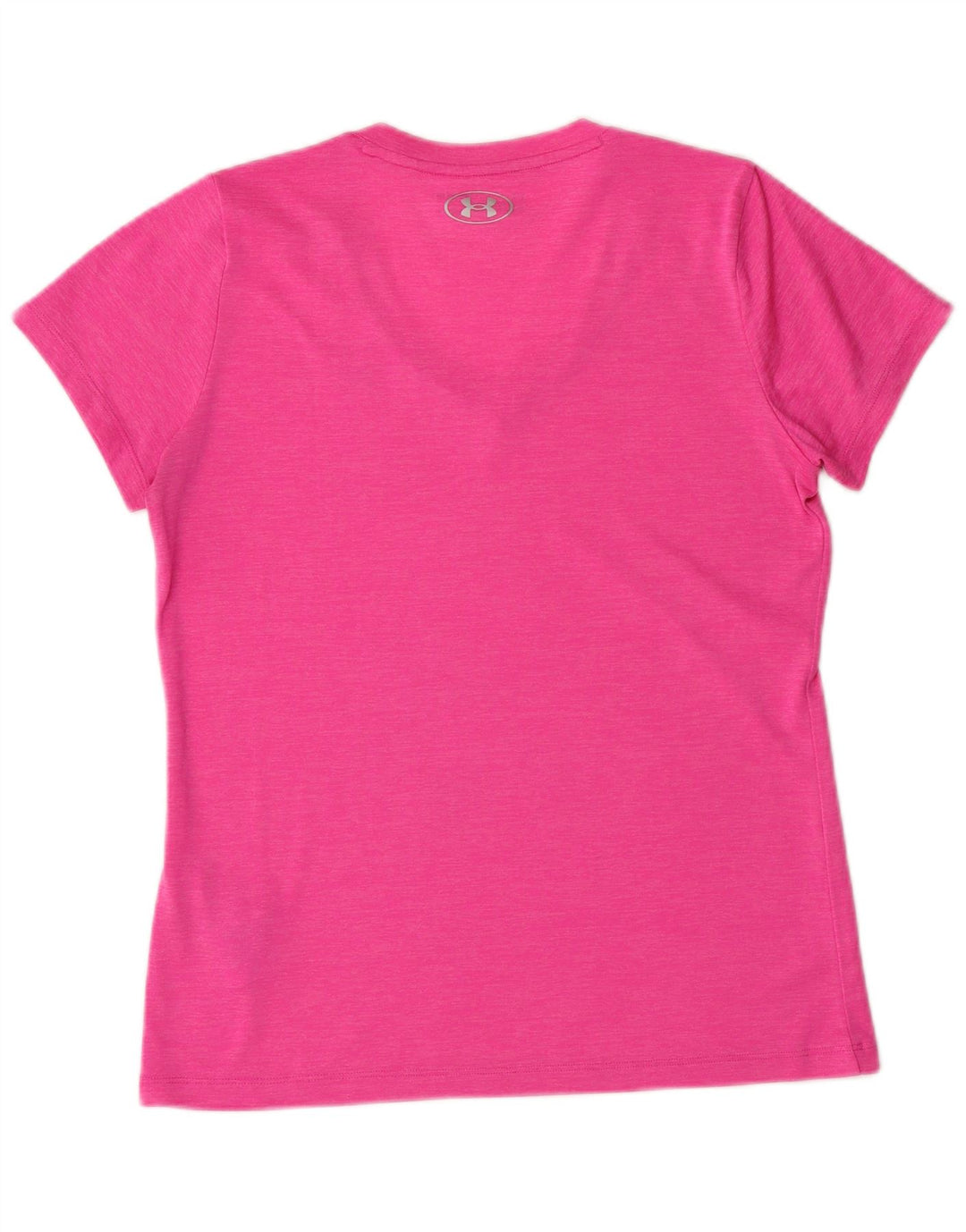 Camiseta feminina Under ARMOUR Heat Gear UK 10 pequena rosa poliéster