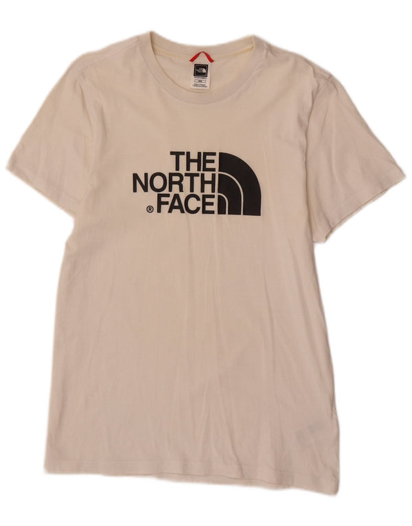 The North Face Mens Graphic T-Shirt Top Medium White Cotton