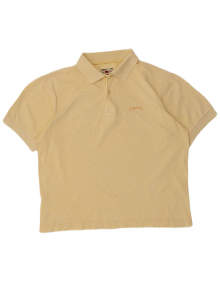 Camisa polo masculina Levi's amarela média