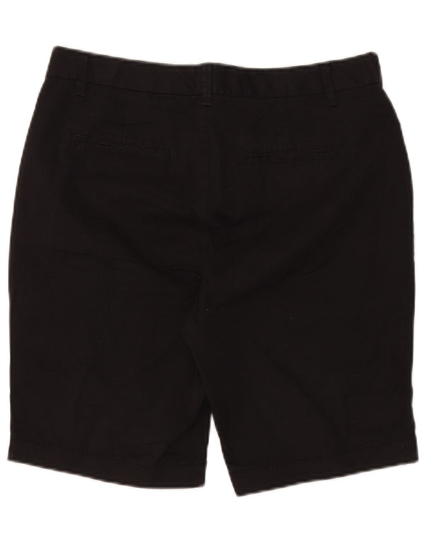 Shorts Chino Feminino Gap UK 8 Pequeno W32 Algodão Preto