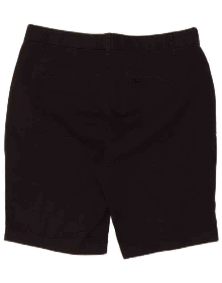 Shorts Chino Feminino Gap UK 8 Pequeno W32 Algodão Preto