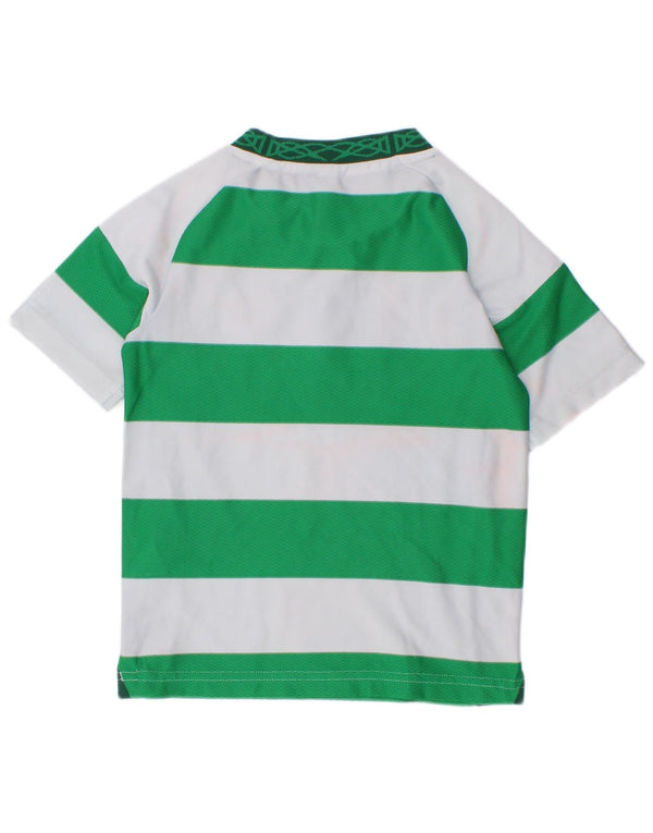 Camiseta Adidas Meninos Graphic Top 4-5 Anos Verde Listrado Poliéster
