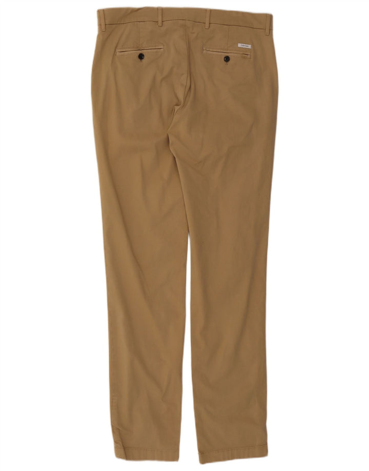 Calça Chino Slim Masculina Calvin Klein W36 L34 Bege