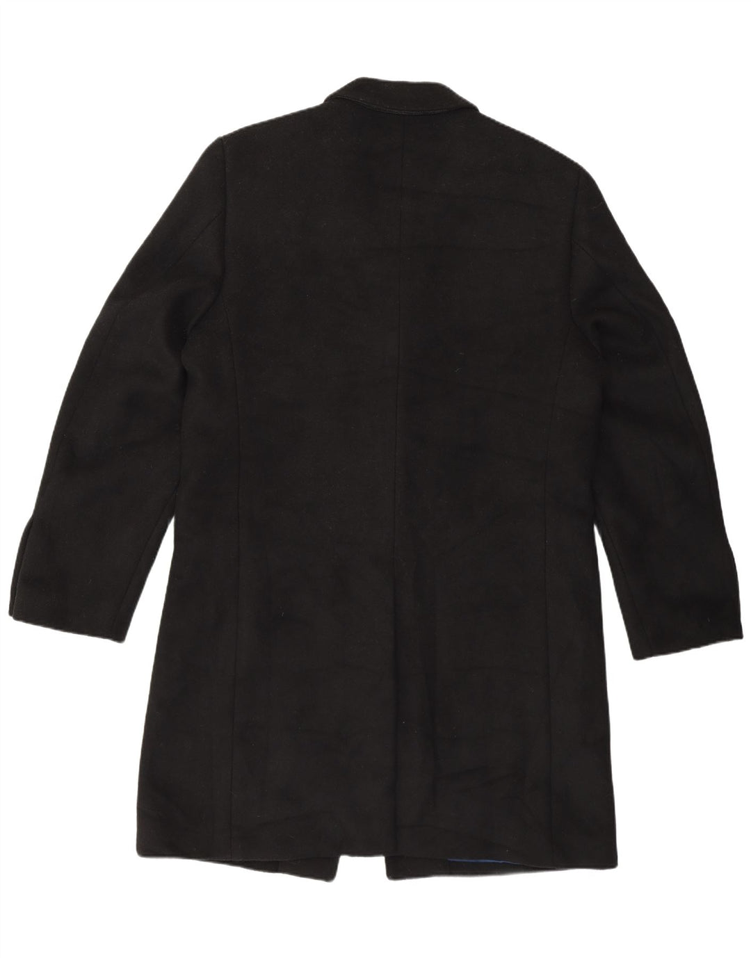 Sobretudo masculino Marks & Spencer Regular Fit UK 40 Grande Preto Clássico
