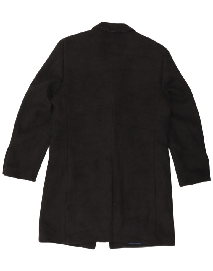 Sobretudo masculino Marks & Spencer Regular Fit UK 40 Grande Preto Clássico