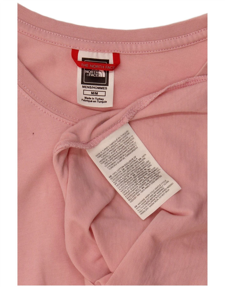 Camiseta masculina THE NORTH FACE Top médio algodão rosa