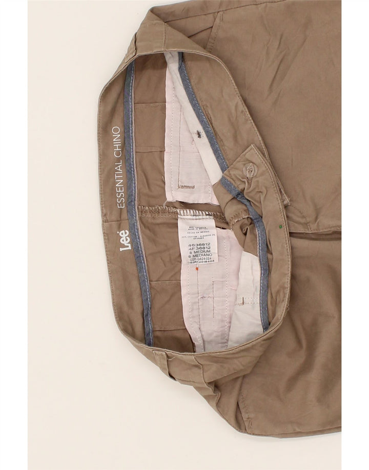 LEE Womens Straight Chino Trousers US 8 Medium W32 L31 Beige Cotton Vintage Lee and Second-Hand Lee from Messina Hembry 