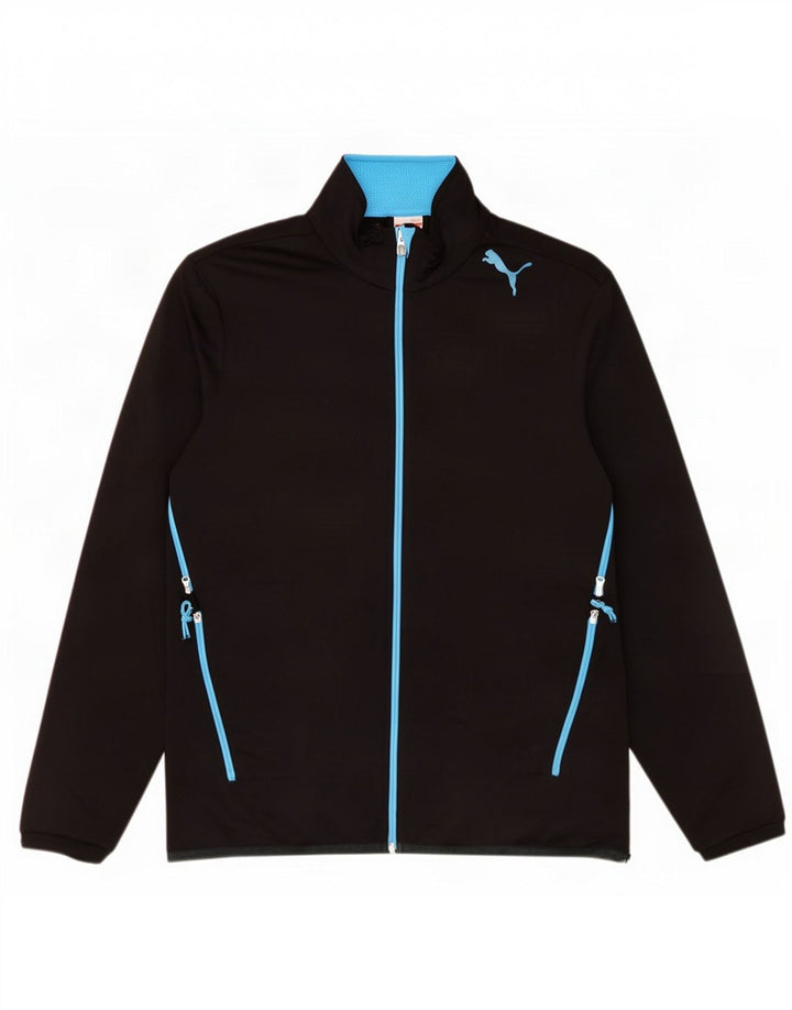 Puma Mens Tracksuit Top Jacket Grande Poliéster Preto