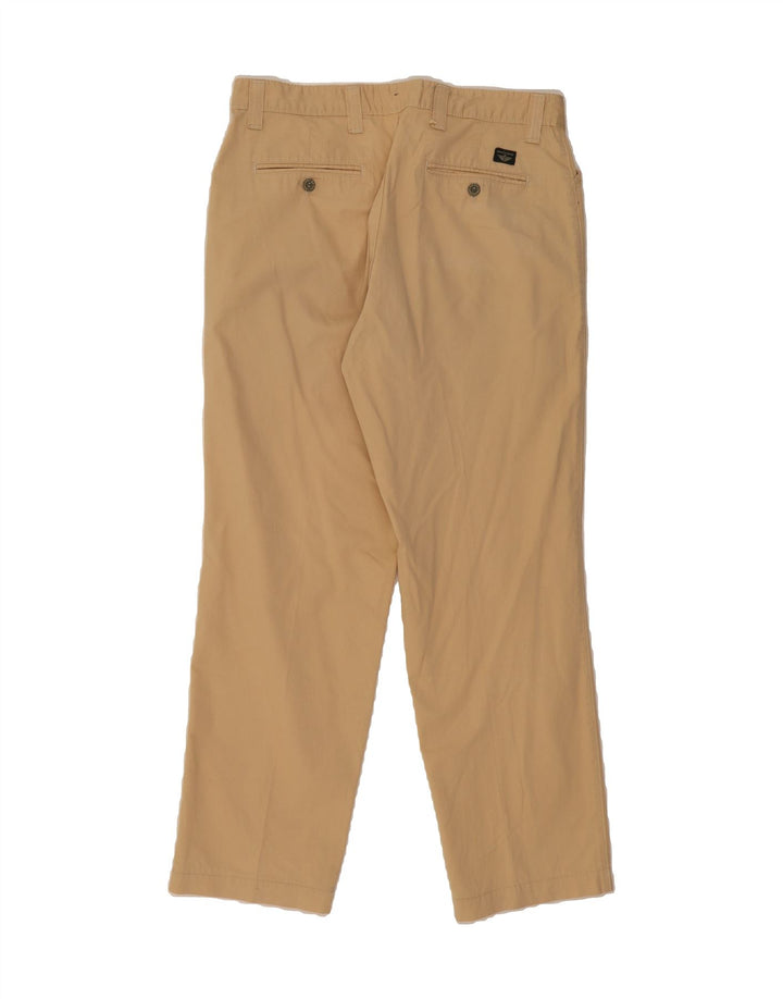 DOCKERS Mens Khakis Straight Casual Trousers W36 L29 Beige Cotton Vintage Dockers and Second-Hand Dockers from Messina Hembry 