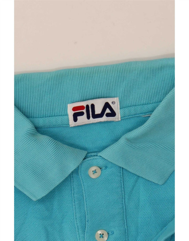 Camisa Polo Masculina Fila Grande Azul