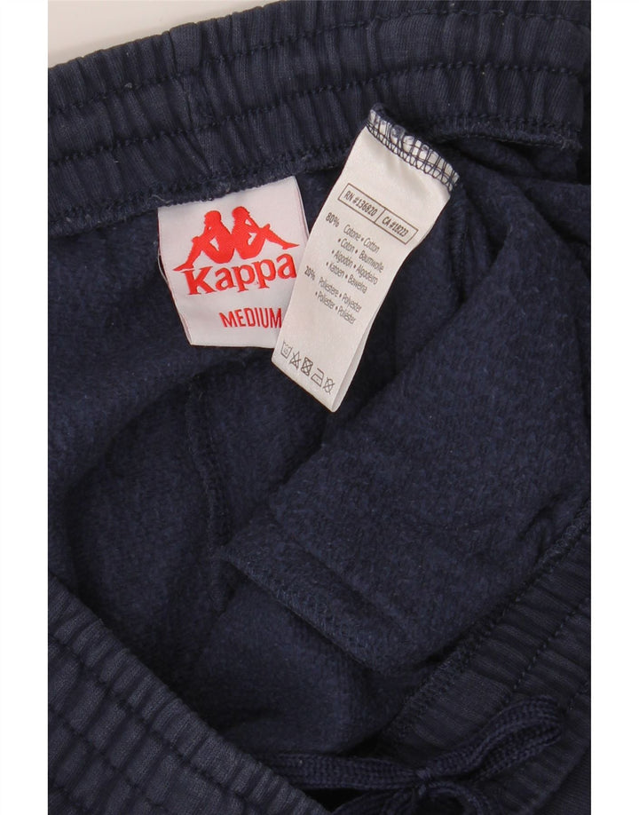Calça de treino masculina Kappa Joggers médio azul marinho algodão