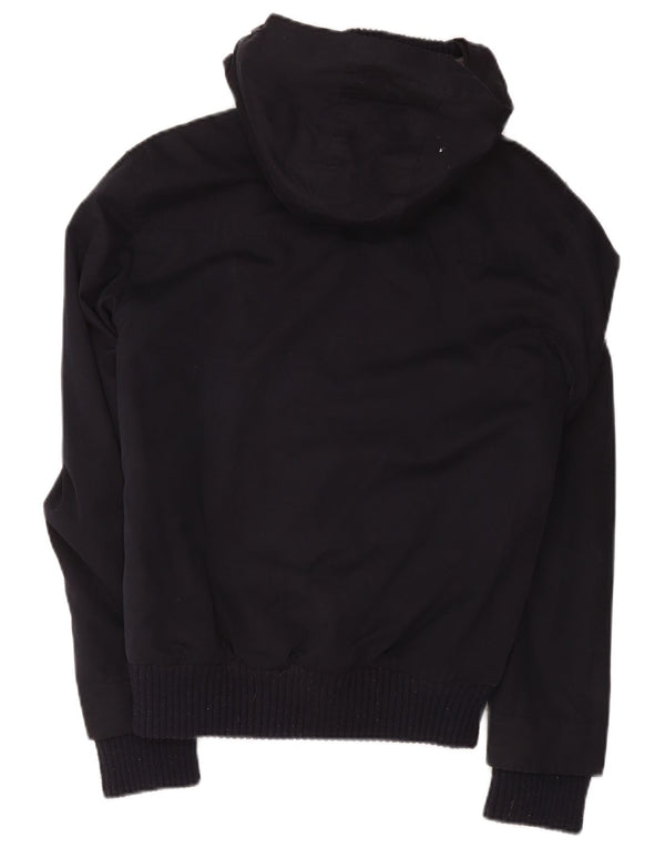 Jaqueta bomber com capuz masculina Superdry Windbomber Reino Unido 36 pequena azul marinho