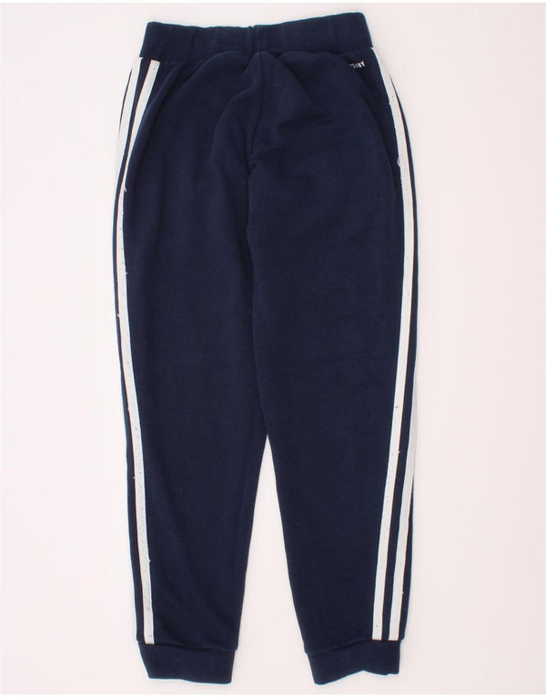 Adidas meninos Aeroready calças de treino joggers 7-8 anos azul marinho