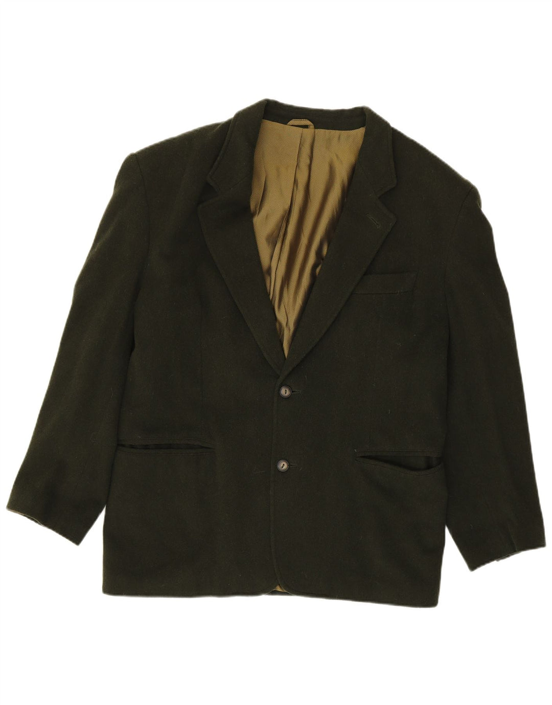 MARLBORO CLASSICS Jaqueta blazer masculina de 2 botões UE 50 grande lã verde