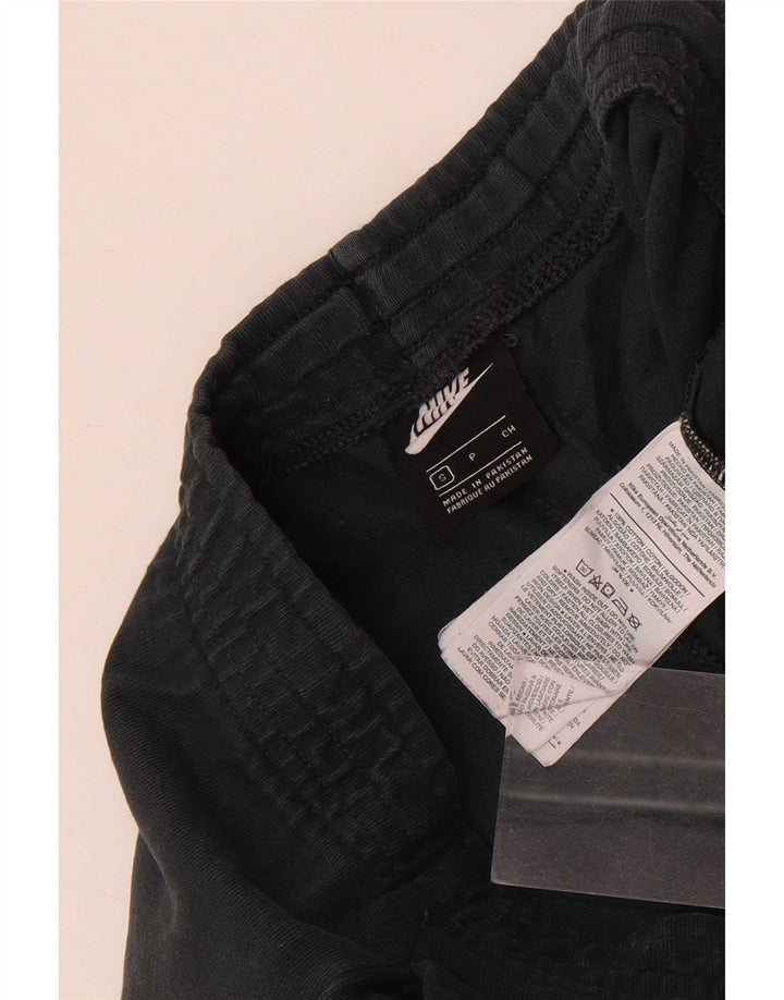 Shorts esportivos masculinos Nike pequenos de algodão preto
