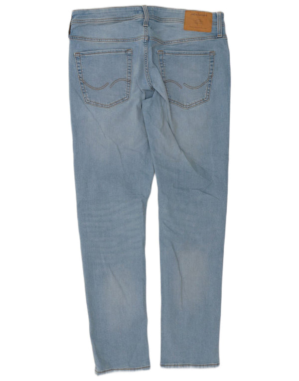 Jeans masculinos Jack & Jones Slim W34 L32 algodão azul