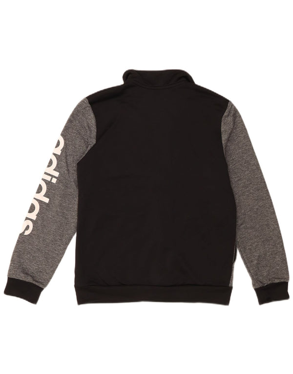 Jaqueta Adidas Boys Graphic Tracksuit Top 13-14 Anos Preto Colorblock