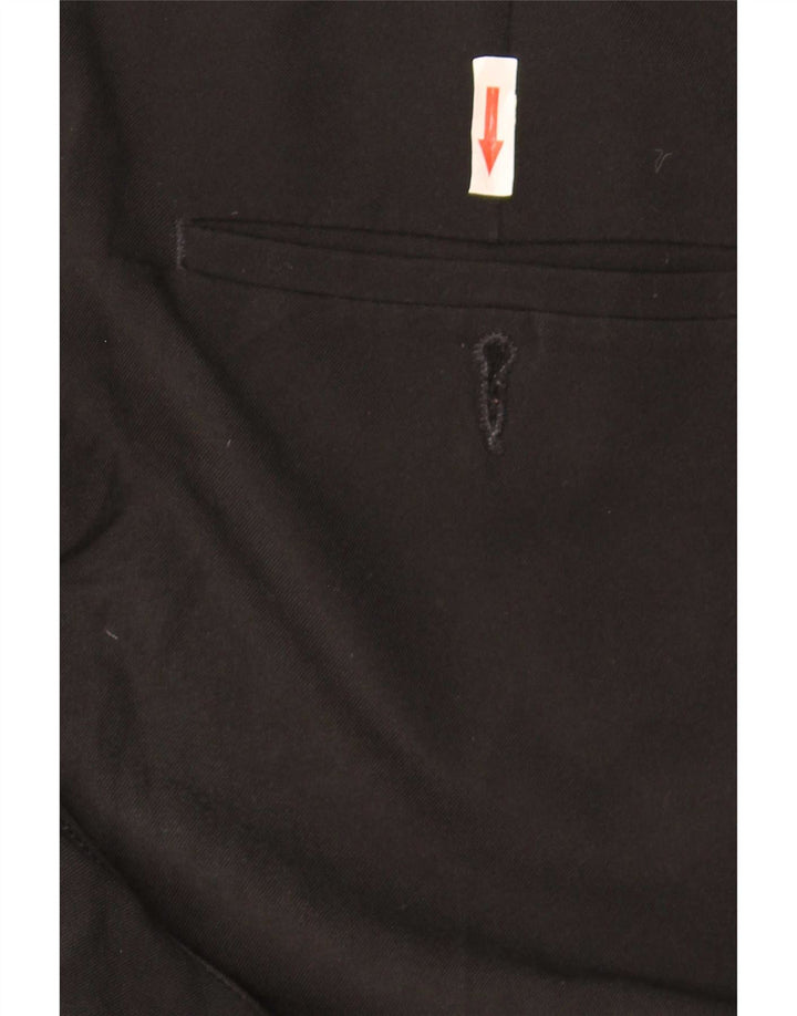 Calça Chino Slim Masculina Marks & Spencer W34 L33 Poliéster Preto