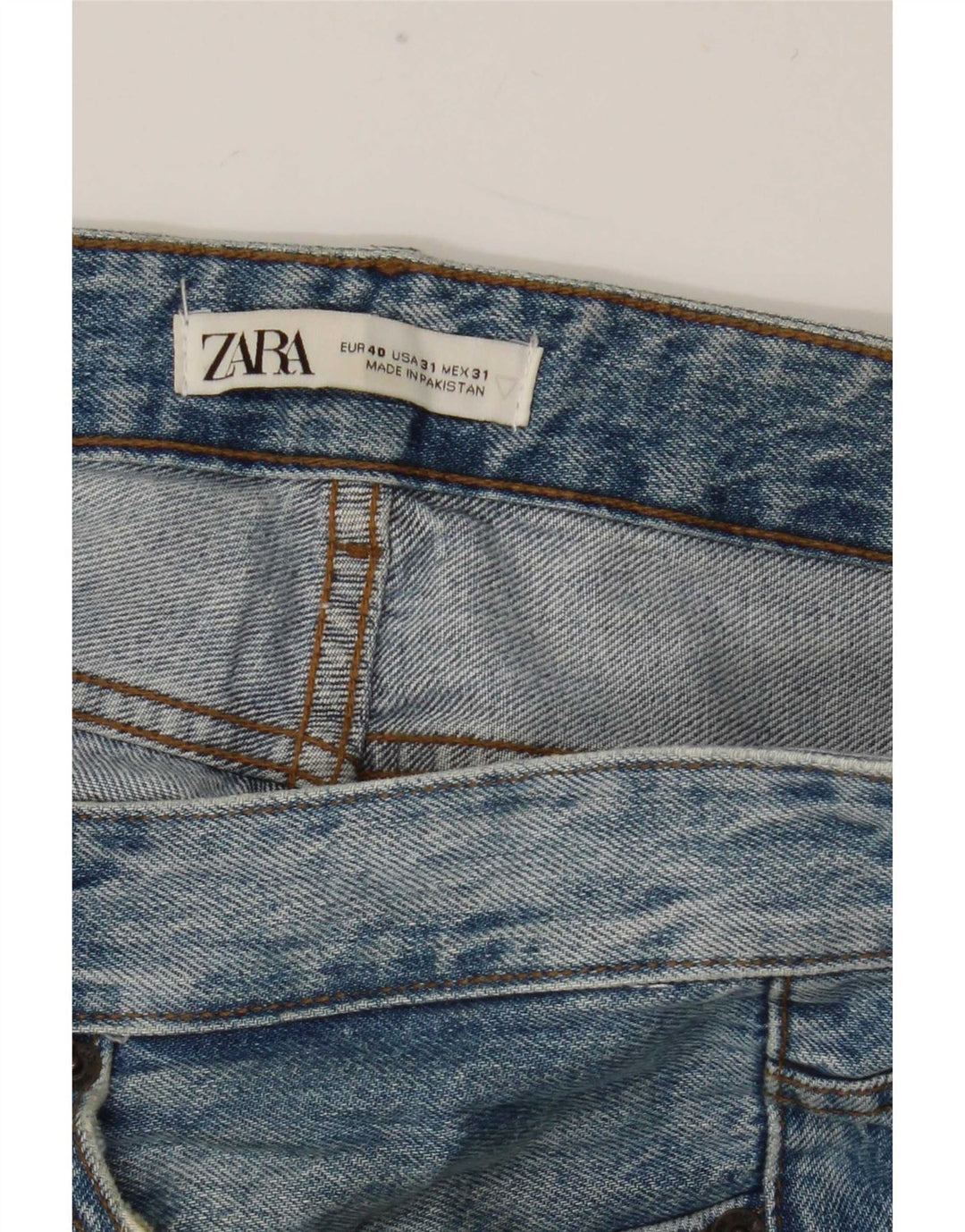 Zara Mens Slim Jeans EU 40 Médio W31 L30 Azul
