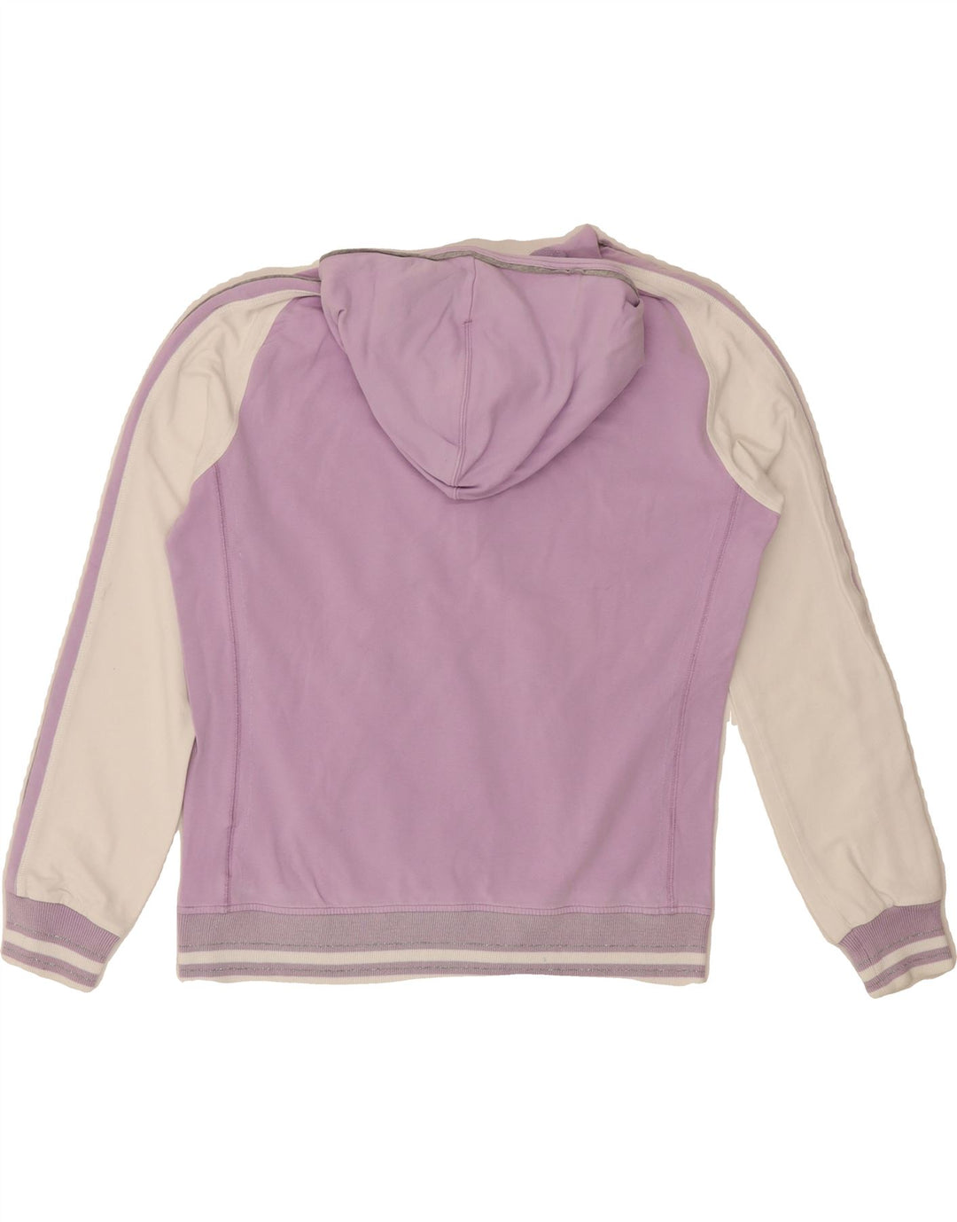 CHAMPION Womens Hoodie Jumper UK 18 XL Purple Colourblock Cotton Vintage Champion and Second-Hand Champion from Messina Hembry 