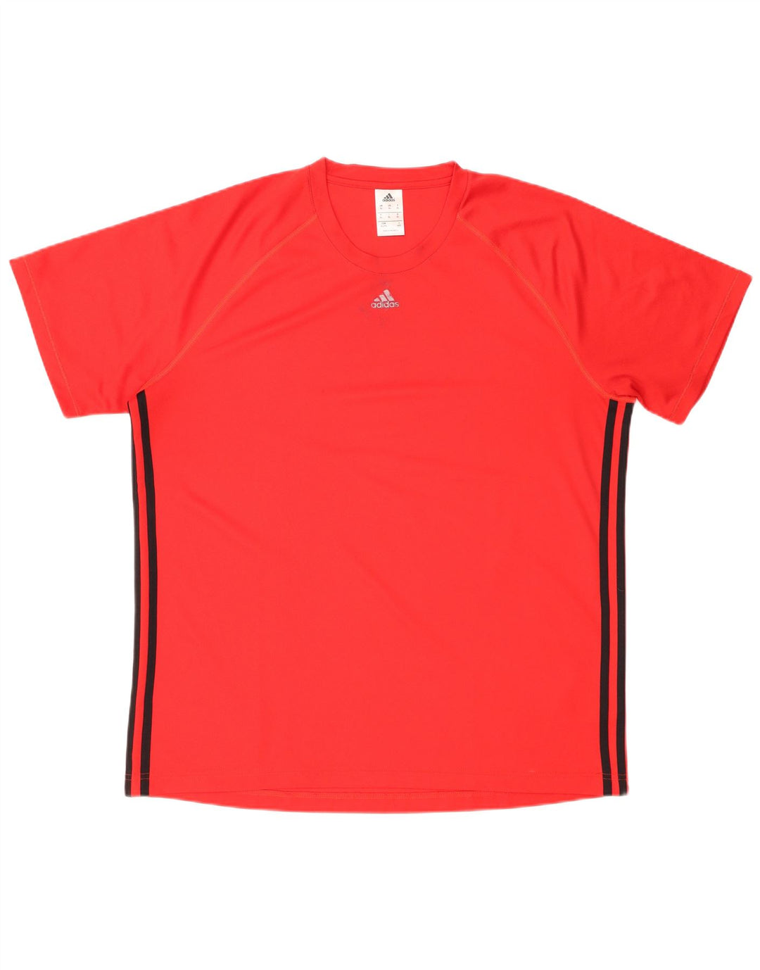 ADIDAS Mens Climalite T-Shirt Top XL Vermelho Poliéster