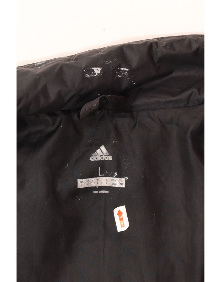Jaqueta Acolchoada Masculina ADIDAS UK 40 Grande Poliéster Preto