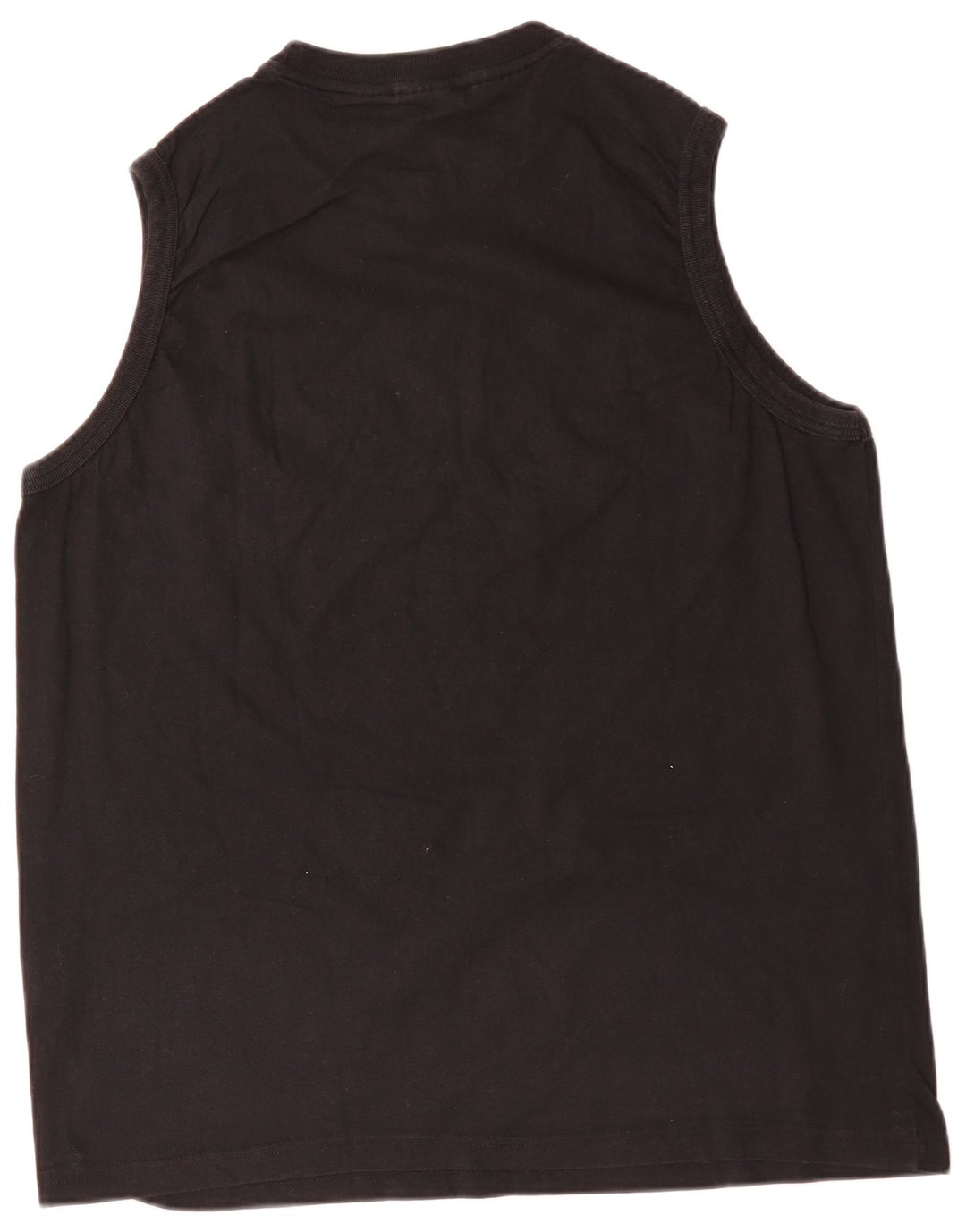 FILA Mens Graphic Vest Top XL Preto Colorblock Algodão