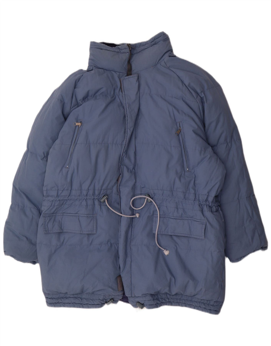 Jaqueta acolchoada reversível masculina DIADORA com ajuste solto Reino Unido 38 algodão azul médio