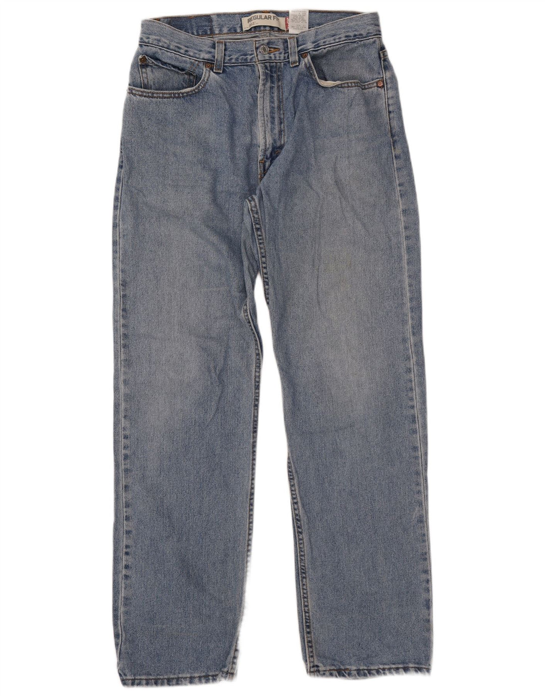 LEVI'S Masculino 505 Regular Fit Jeans Reta W34 L34 Azul