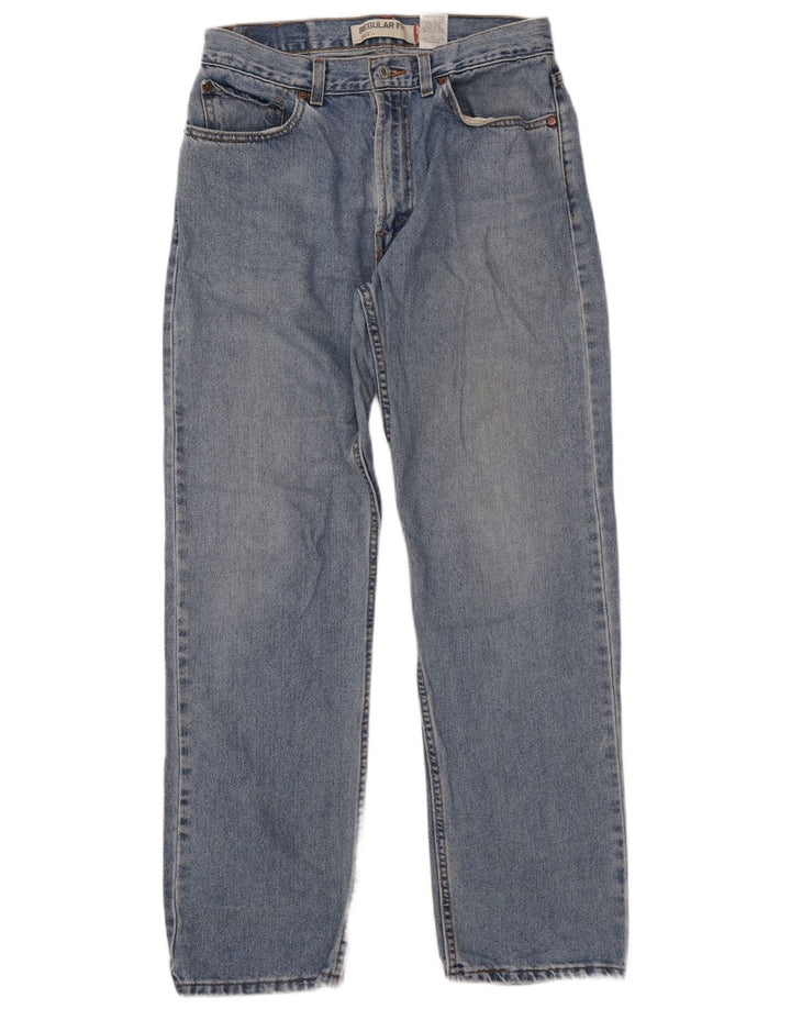 LEVI'S Masculino 505 Regular Fit Jeans Reta W34 L34 Azul