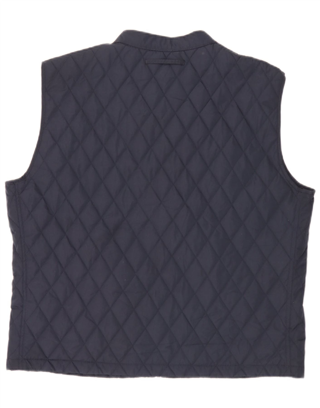 Colete acolchoado masculino Zara UK 44 2XL poliéster azul marinho