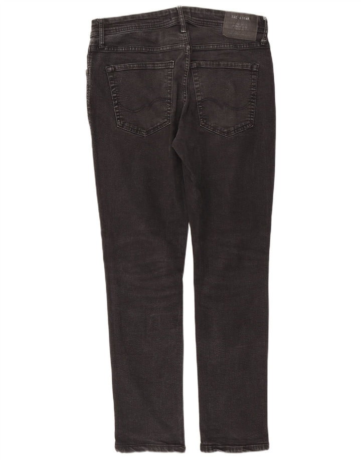 Jack & Jones Masculino GLENN Slim Jeans W32 L32 Cinza Algodão