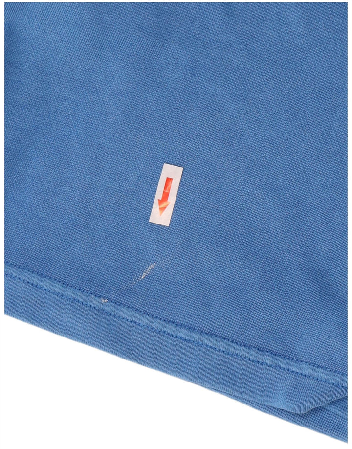 Shorts esportivos masculinos de ajuste regular da Marks & Spencer XL azul algodão