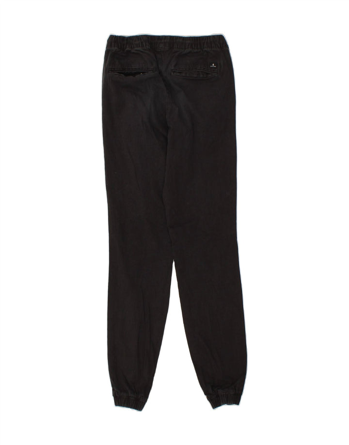 JACK & JONES Mens Joggers Casual Trousers W29 L30 Black Cotton Vintage Jack & Jones and Second-Hand Jack & Jones from Messina Hembry 