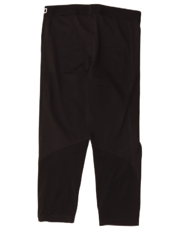 Leggings Nike Dri Fit Graphic Capri UK 14 Grande Poliéster Preto