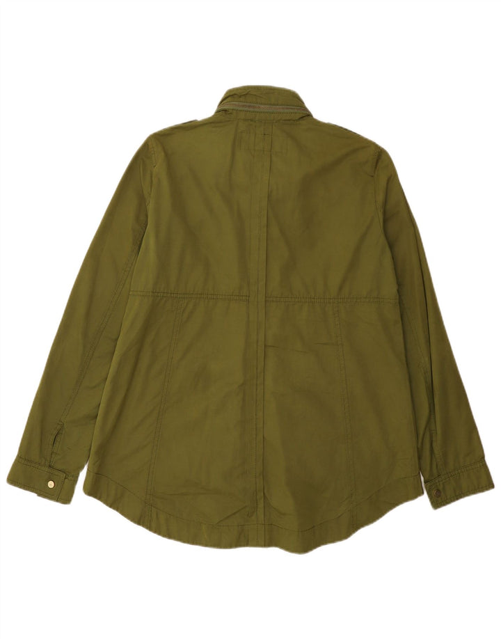 Jaqueta militar feminina Zara UK 10 pequena verde