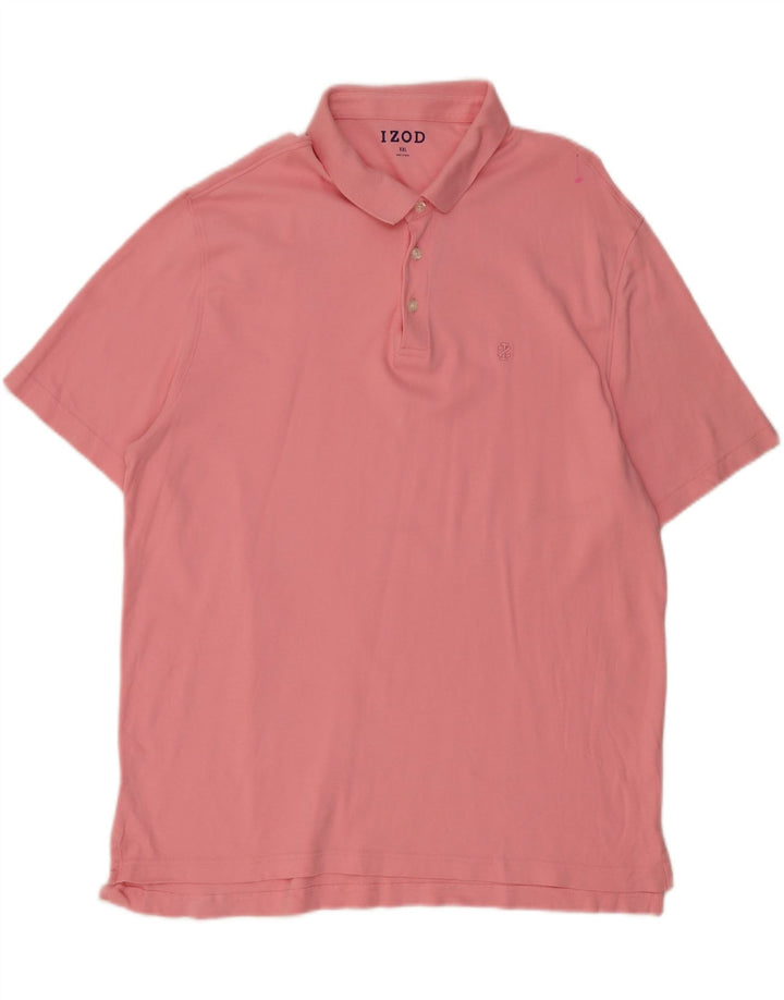 Camisa polo masculina Izod 2XL algodão rosa