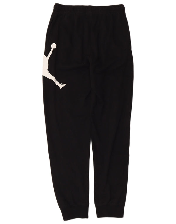 Jordan Boys Graphic Calças de treino Joggers 13-14 anos XL algodão preto