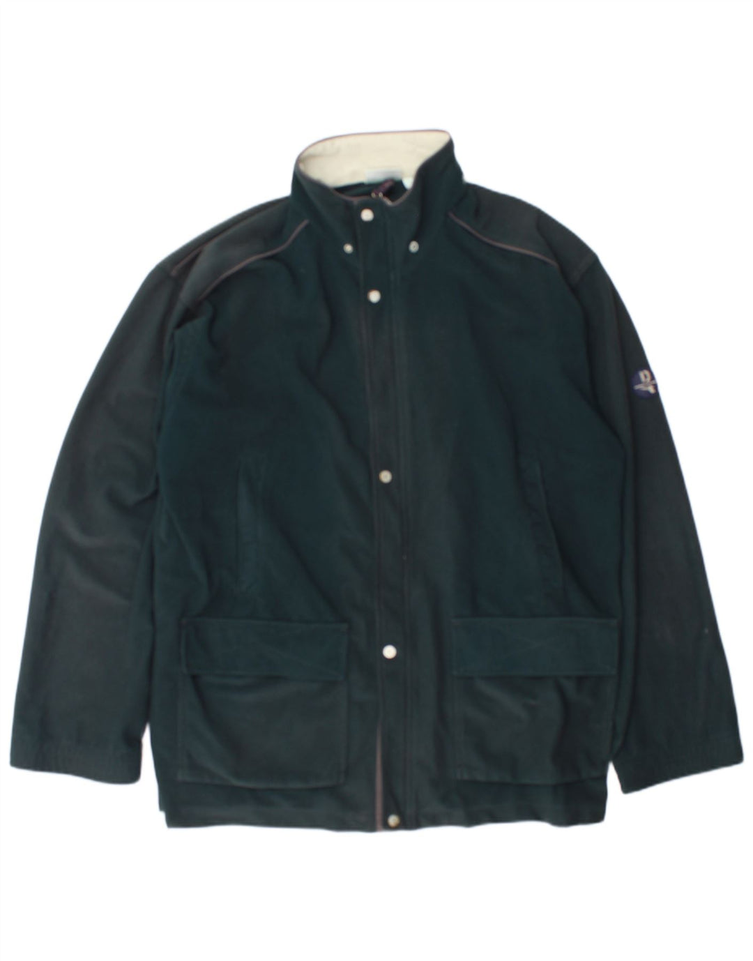 Diadora Mens Tracksuit Top Jacket UK 46 2XL Verde Poliéster