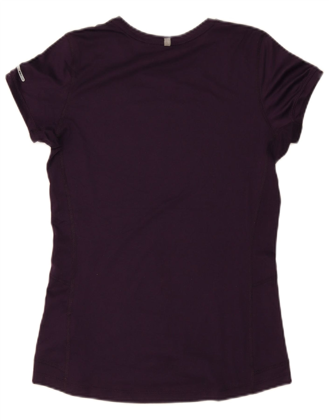 Camiseta feminina Nike Dri Fit Top UK 8 pequena roxa poliéster