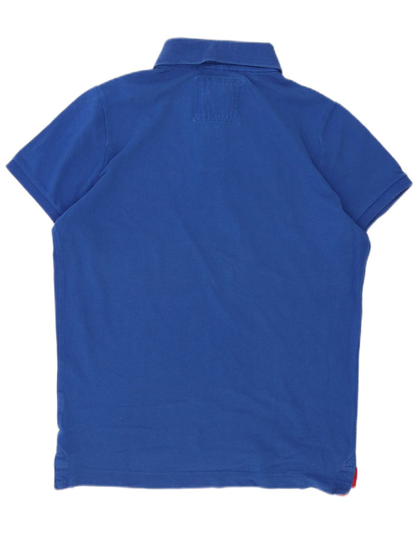 Camisa polo masculina Abercrombie & Fitch XL azul