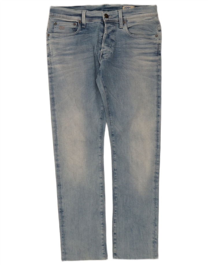 Jeans slim masculino G-STAR W32 L30 algodão azul