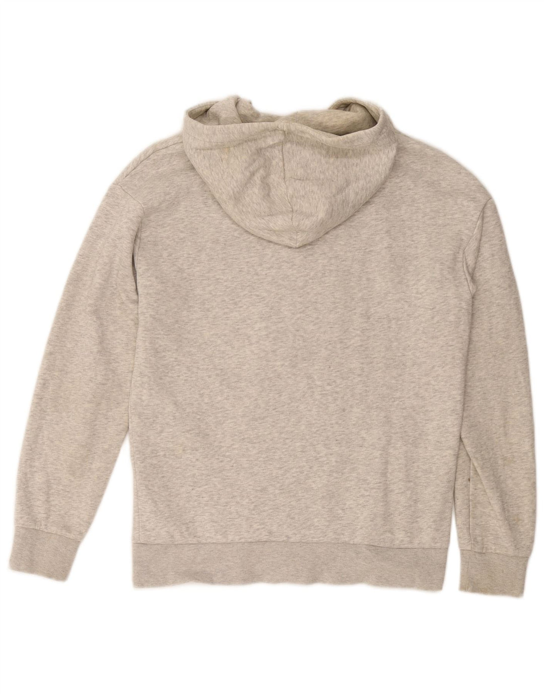 JACK & JONES Suéter masculino com capuz e zíper, algodão manchado cinza médio