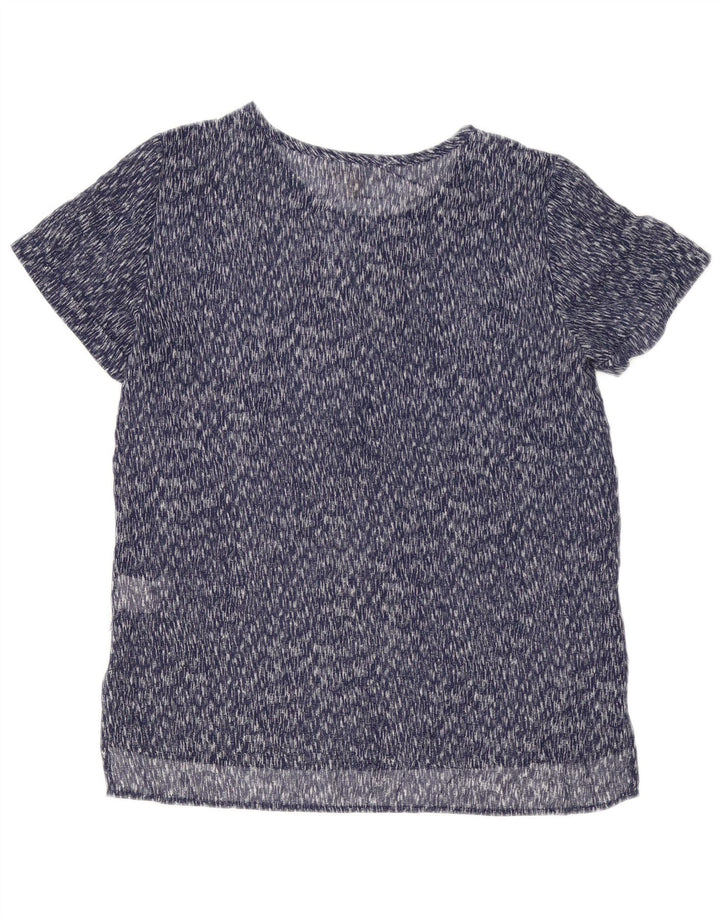 Blusa feminina MICHAEL KORS UK 10 pequena listrada azul