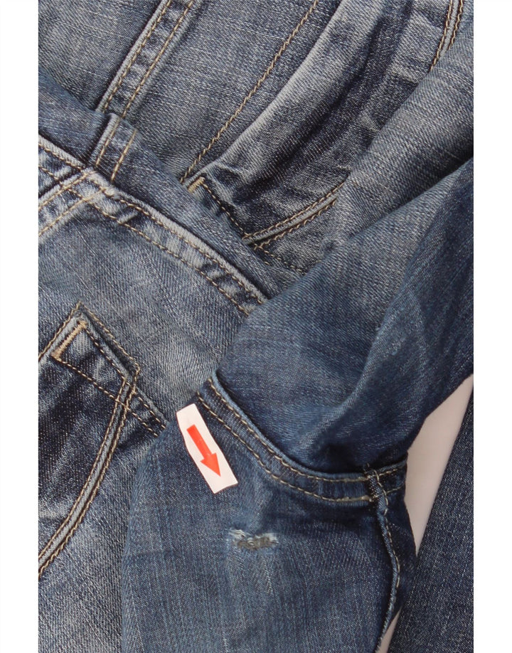 Jeans slim feminino Massimo Dutti W28 L29 azul algodão