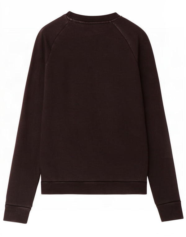 Adidas Mens Moletom Jumper Pequeno Algodão Preto