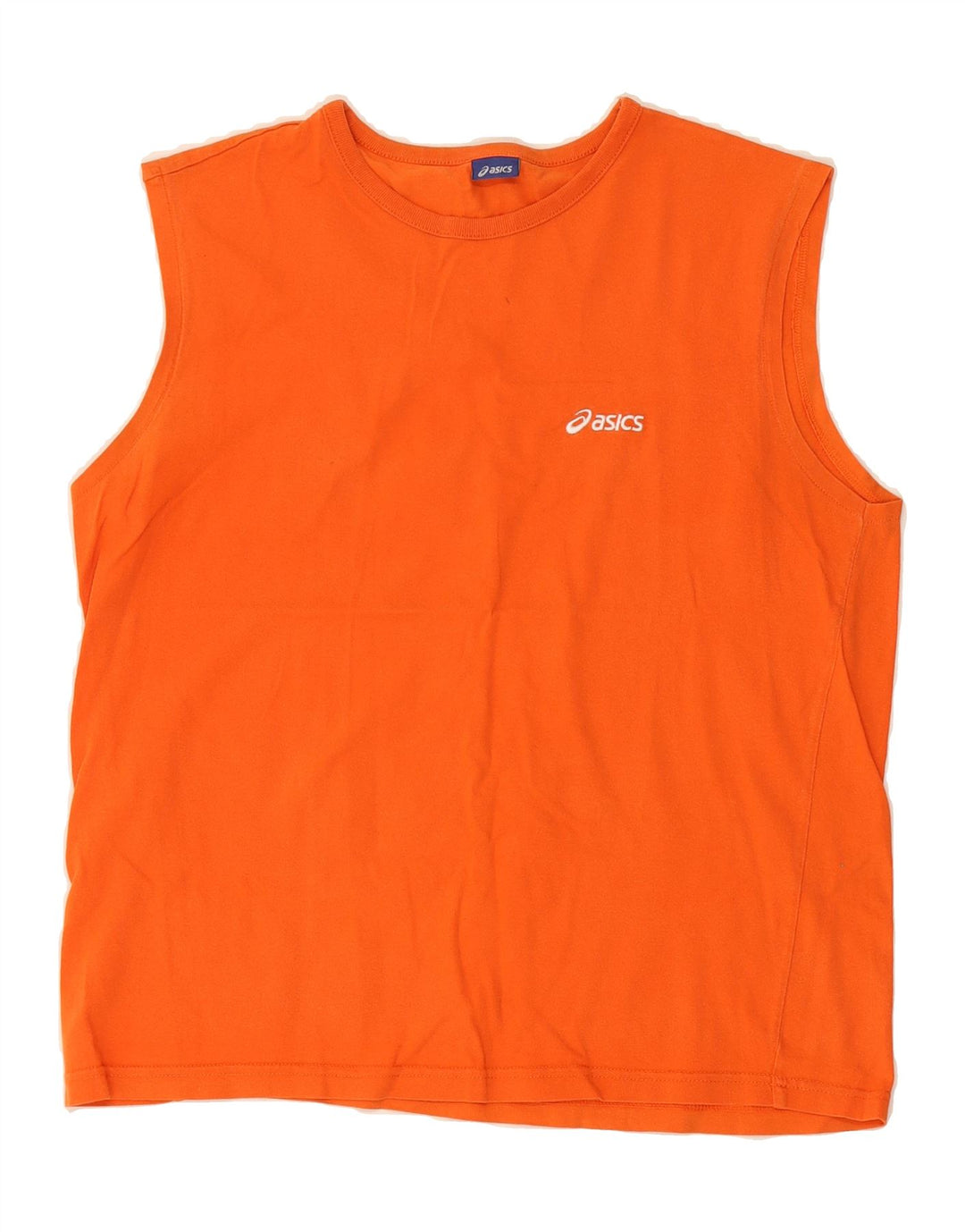 ASICS Womens Vest Top UK 18 XL Orange Vintage Asics and Second-Hand Asics from Messina Hembry 